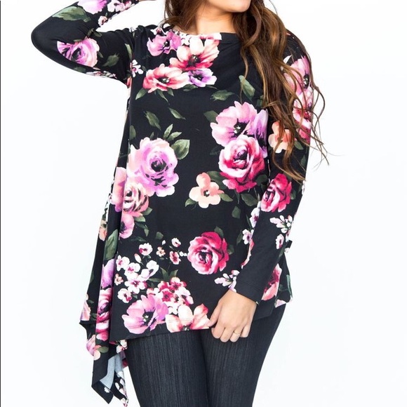 Agnes & Dora Tops - NWT Asymmetrical Tunic in Baby Suede